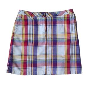 Tommy Hilfiger Plaid Mini Skirt